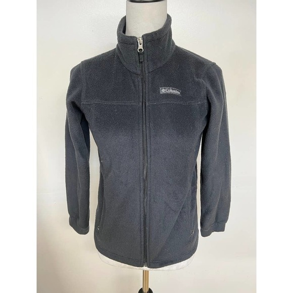 Boys Columbia Steens MT Fleece Black Jacket - Picture 1 of 6